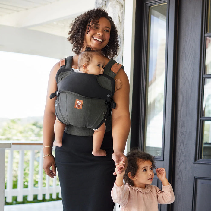 Pewter Elevate | 6-Position Baby Carrier