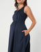 INTO THE BLUE Empire Maternity & Nursing Dress (Regular & Petite) - Nature Baby Outfitter