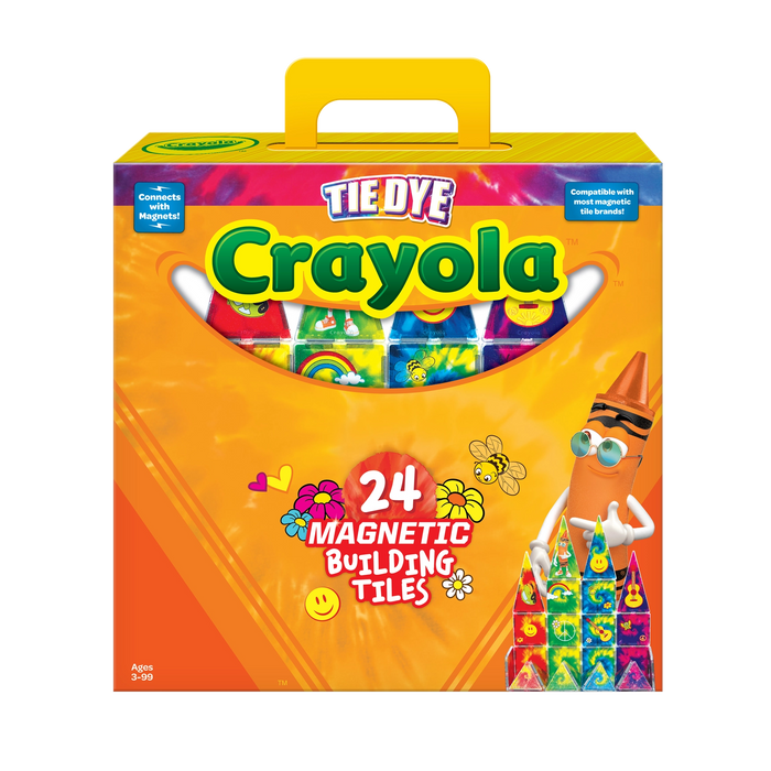 Tie Dye Crayola Magnetic Tiles