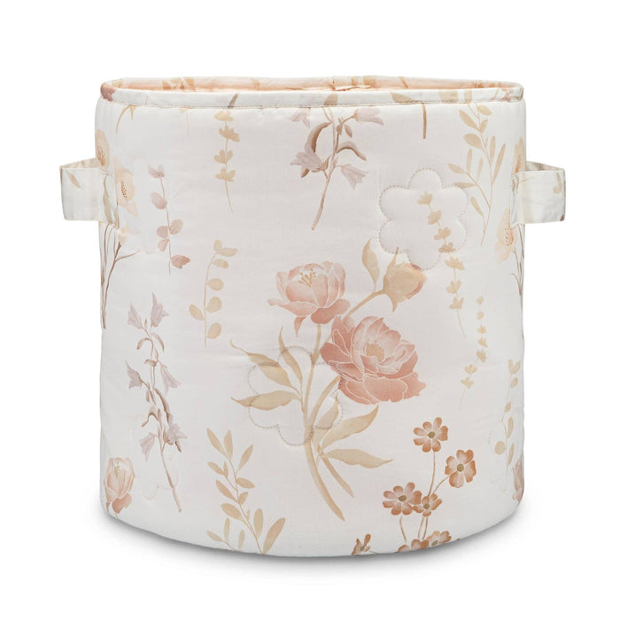 Violet Quilted Nursery Storage Bin