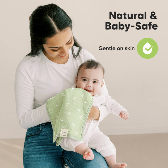 Wild Bloom 5pk Lumi Muslin Burp Cloths