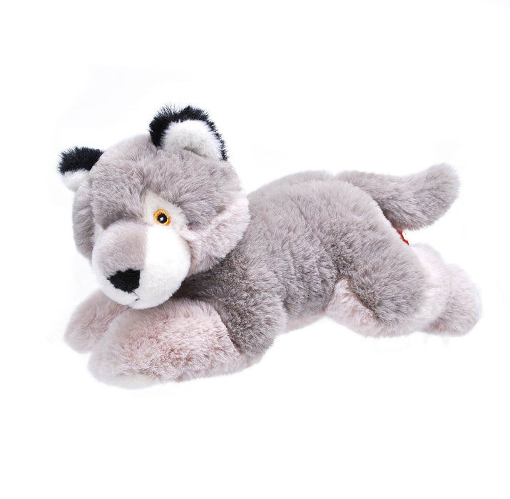 Ecokins Mini Wolf Stuffed Animal 8"