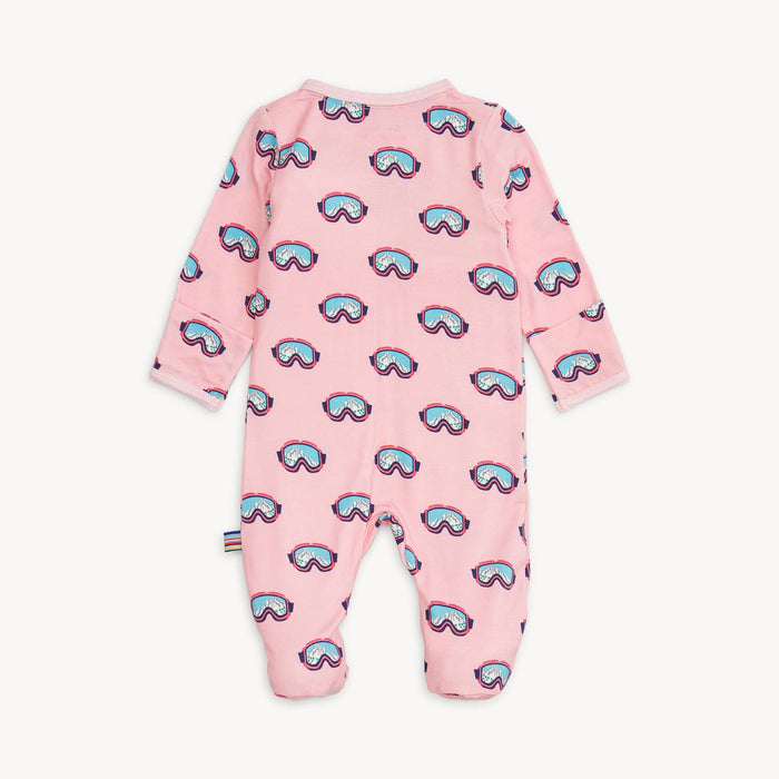 Pink Powder Playtime Modal Footie Pajamas