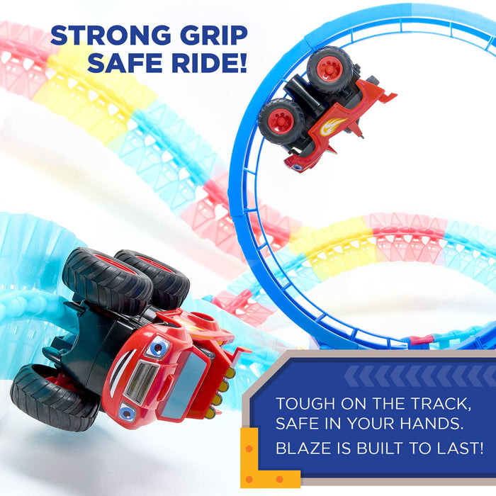Nickelodeon Blaze Race Track Glow in the Dark STEM Gift Toy