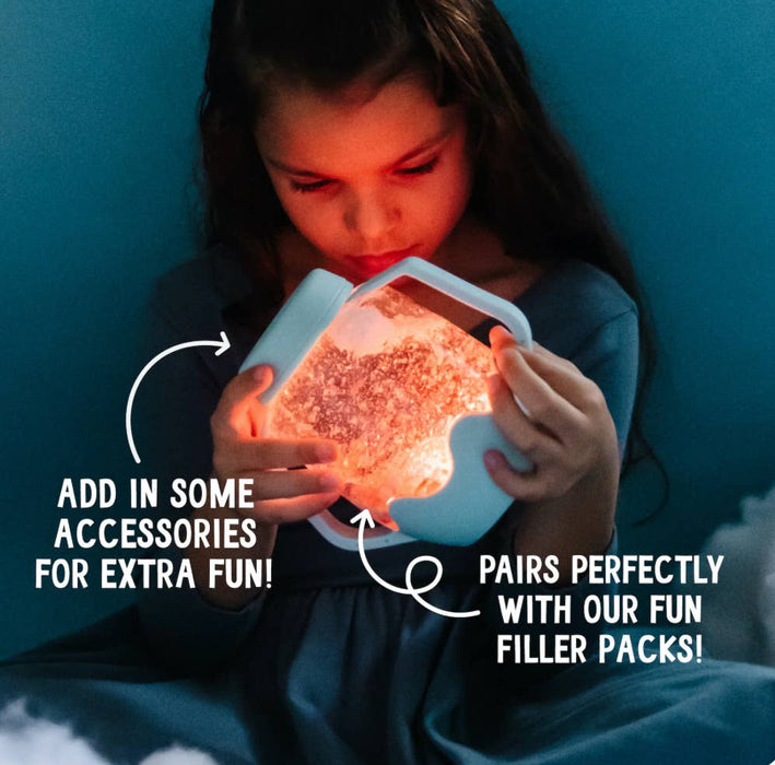 Frosty Blue Sensory Play Jar