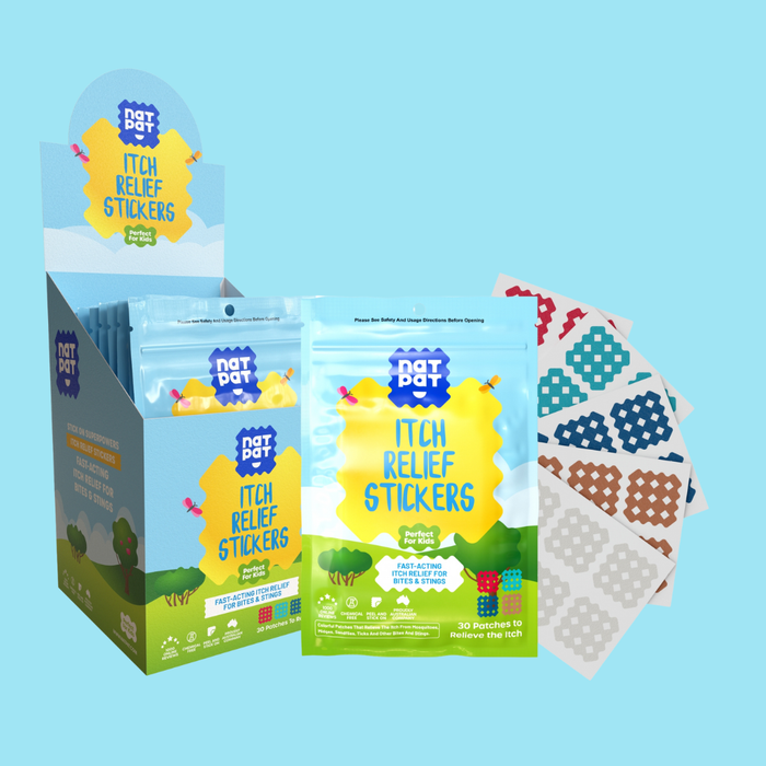 Natural Itch & Bug Bite Relief Stickers