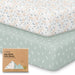 Prairie KeaBabies 2-Pack Isla Fitted Crib Sheet - Nature Baby Outfitter
