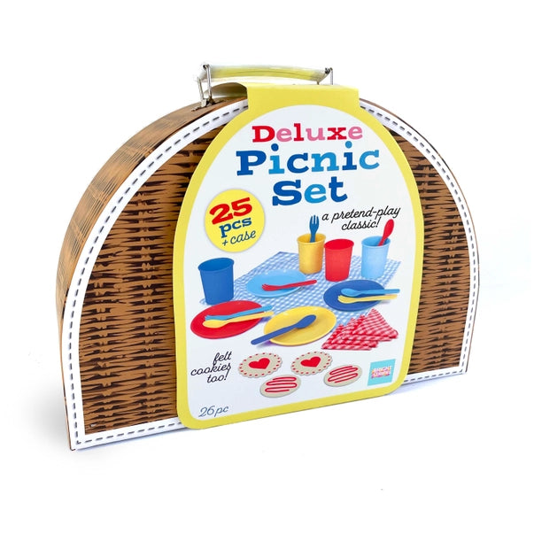 Deluxe Picnic Set - 25 Pieces with Carrying Case