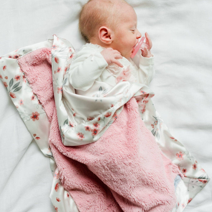 SATIN BACK RECEIVING BLANKETS