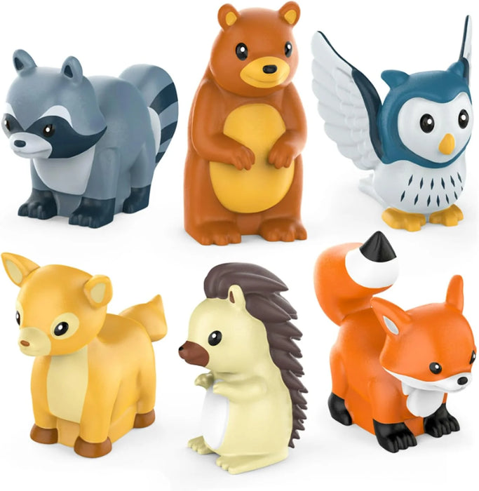 Tub Works Woodland Mold Free Bath Toys- 6 pack