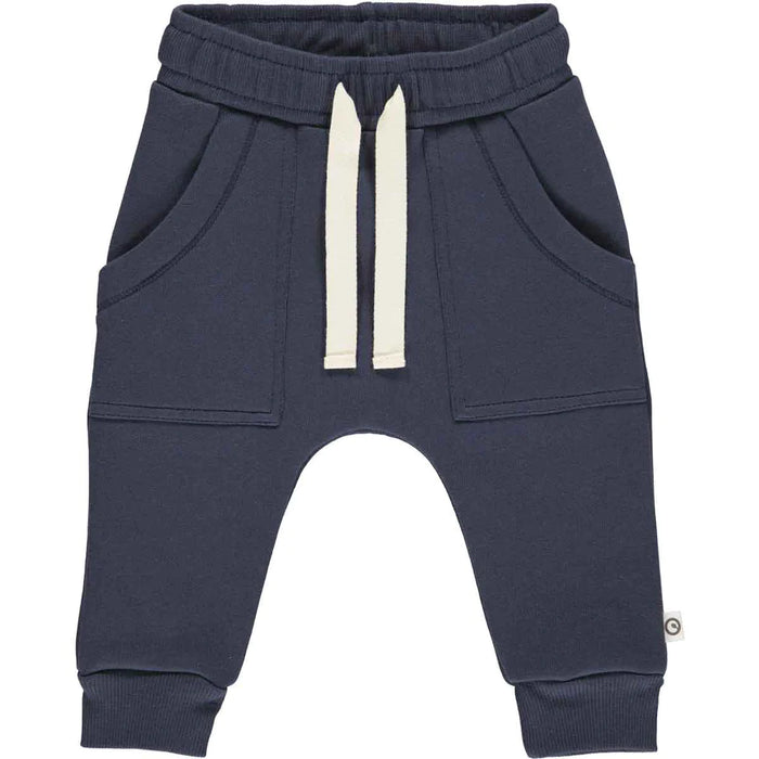 Night Blue Baby Sweatpants with Pockets