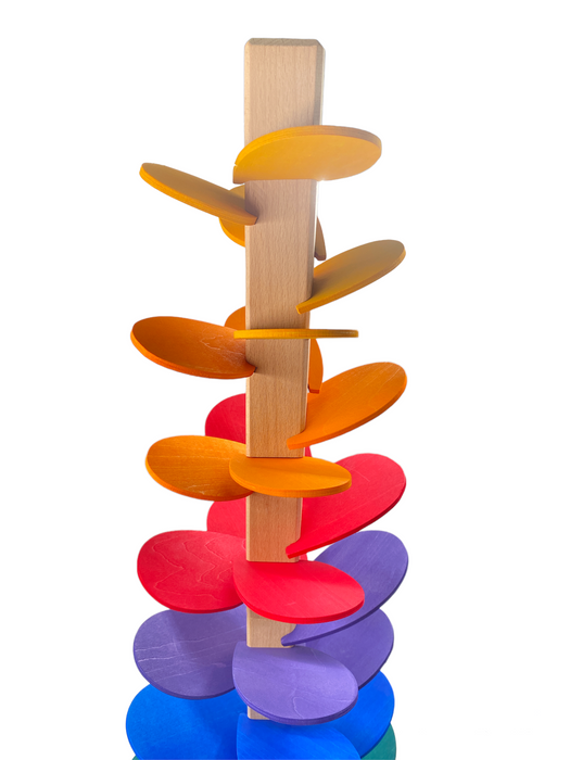NEW Large Marble Tree in Primary Rainbow Colors