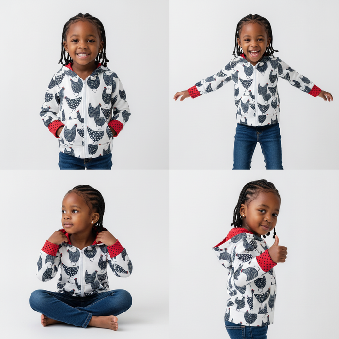 Count your Chickens Zipper Hoodie