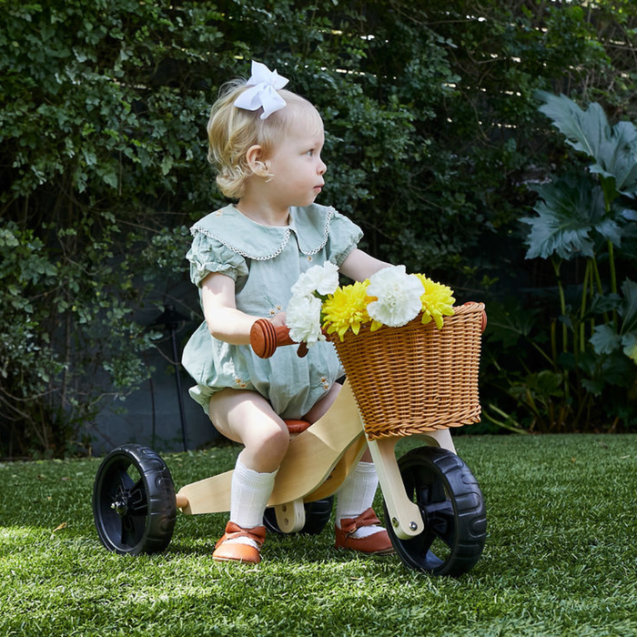 2-in-1 Mini Wooden Balance Bike (18 months-3 years)