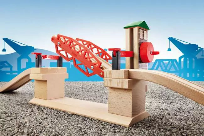 Brio World - Lifting Bridge - Toy Train Accessory