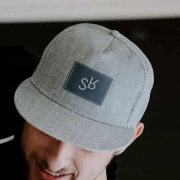 SR Grey Snapback Hat