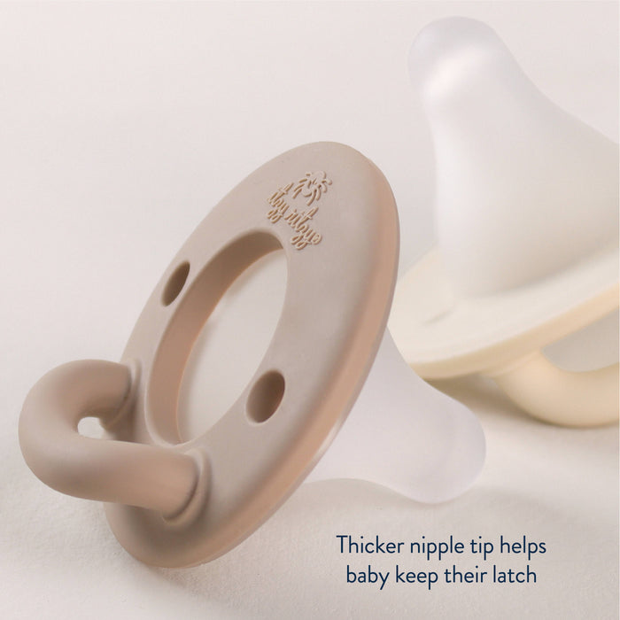 Latch & Soothe™ Breastlike Pacifier - Taupe