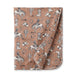 Wild Wrangler/Brown Western Baby Boy Bamboo Stroller Blanket - Nature Baby Outfitter