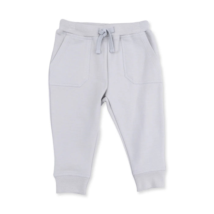 Solid Pearl Blue Joggers