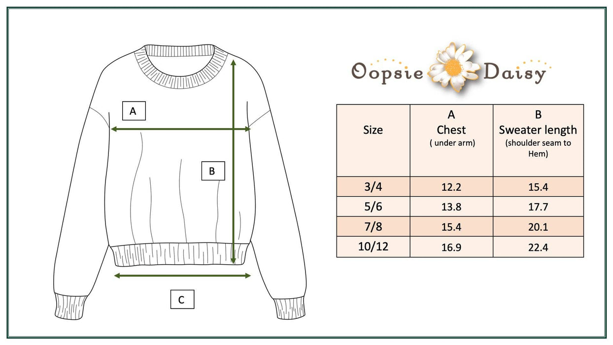 Girls Harper Stripe Fuzzy Crew Neck Fall Winter Sweater