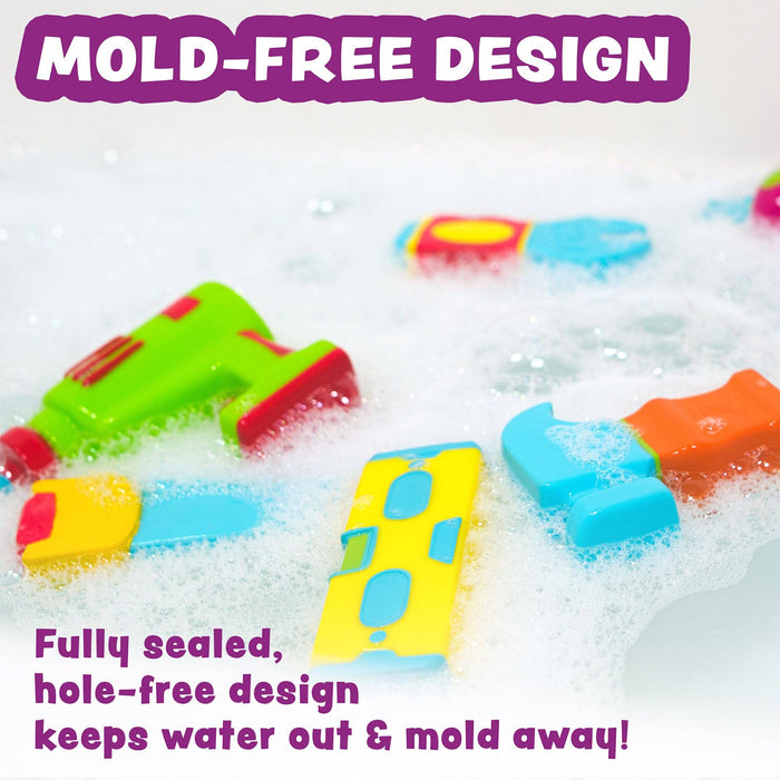 Tools Mold Free Bath Toys, 6 Pack