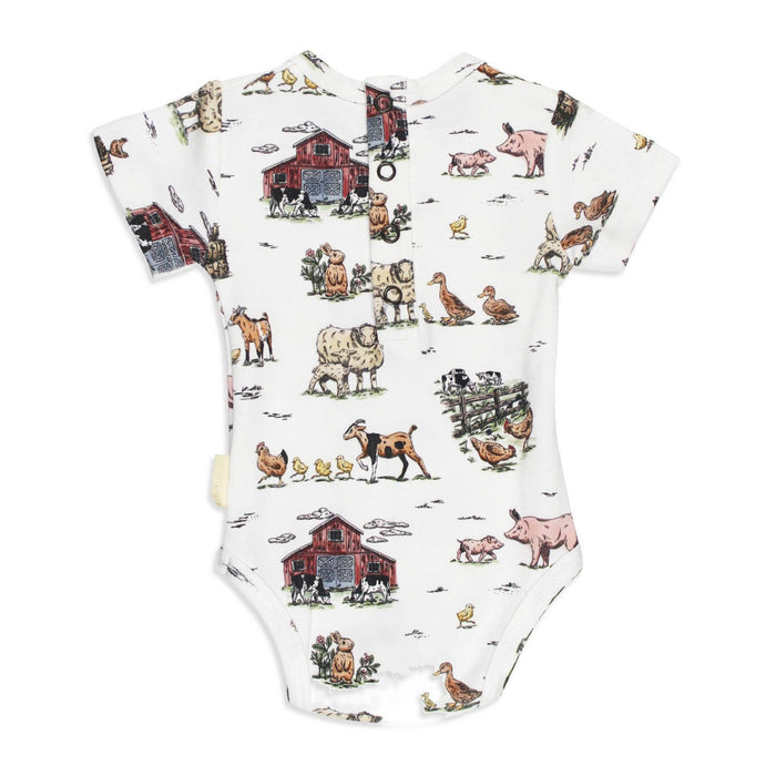 Farm Friends | Organic Short-Sleeve Bodysuit