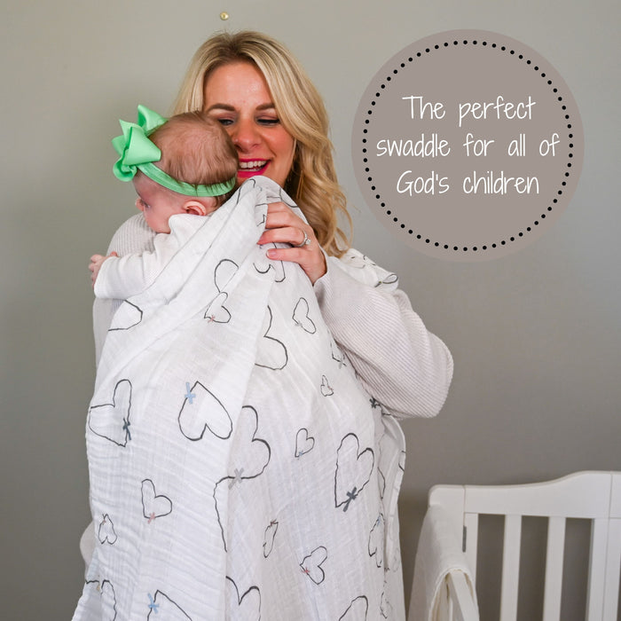 The Love of Christ Swaddle Blanket
