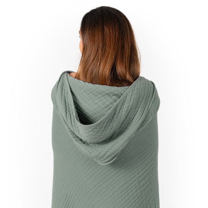 Adult Muslin Hooded Towel