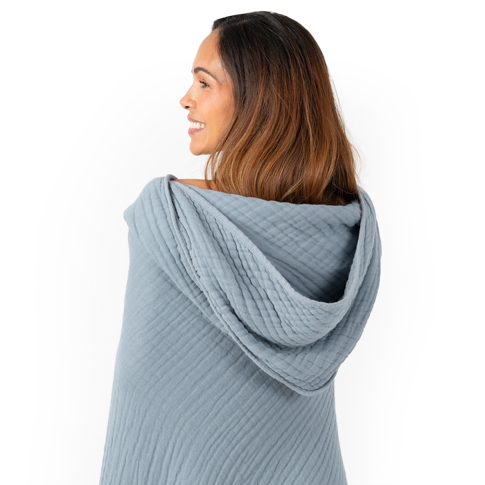 Adult Muslin Hooded Towel