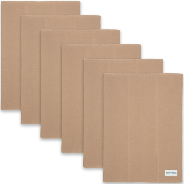 Cotton Burp Cloths in Cedar