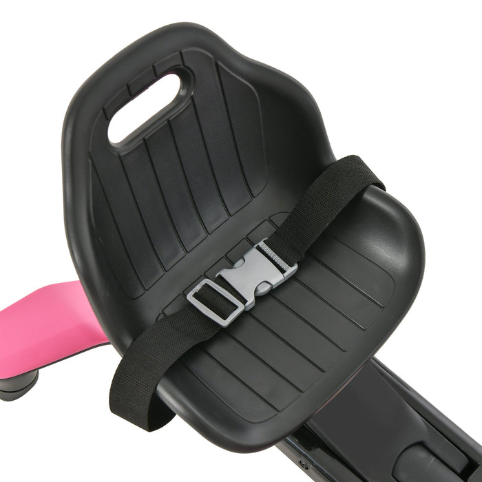 6V Kids Ride on Drift Car with 360° Spin and 2 Adjustable Heights-Pink