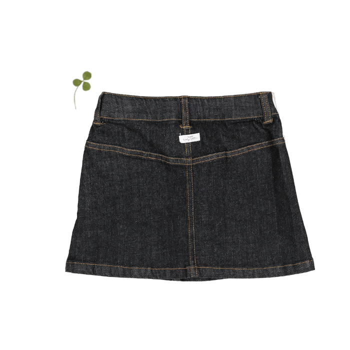 The Denim Skirt - Black