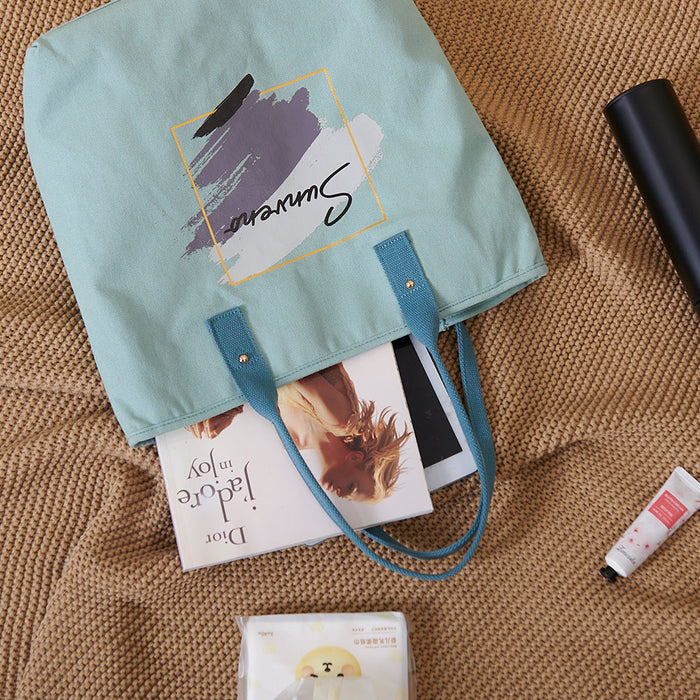 Canvas Hospital Bag Large Capacity Maternity Tote Bag