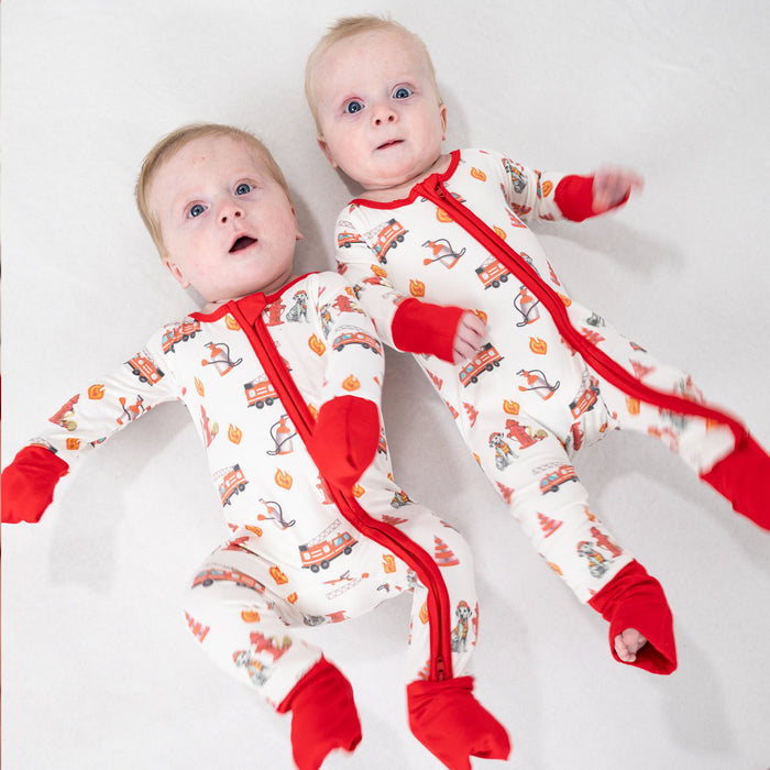 Firehouse Fido Zipper One Piece Pajama