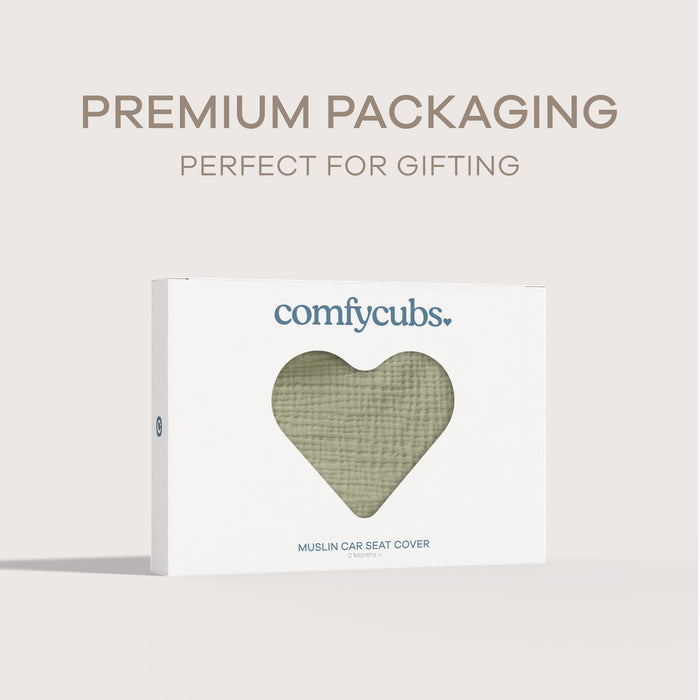 Baby Car Seat Cover in Sage