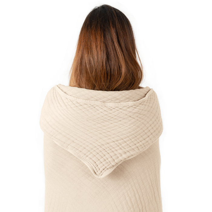 Adult Muslin Hooded Towel