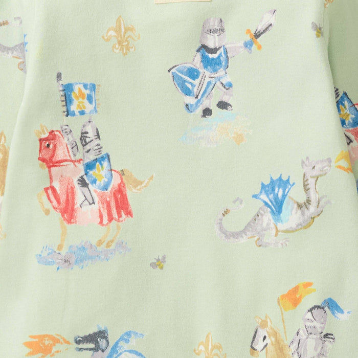 Knight & Dragons Organic Cotton Sleep & Play Footed