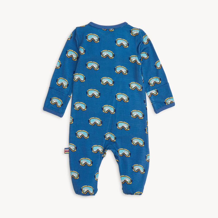 Blue Powder Playtime Modal Footie Pajamas