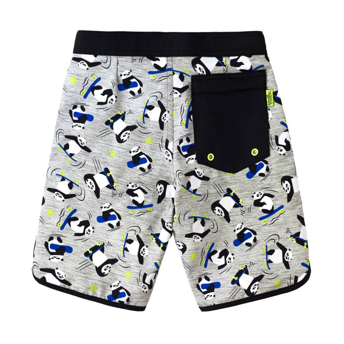 Retro Board Shorts: Skateboard Panda