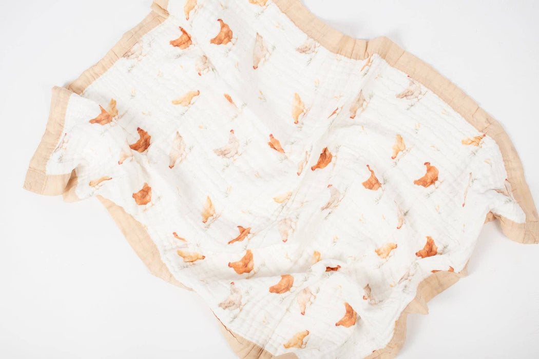 Classic Chicken Cotton Kid Blanket