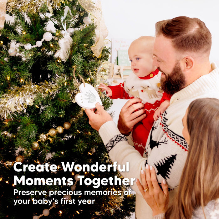 Trove Baby Hand & Footprint Ornament Keepsake, Paw Print Kit - Nature Baby Outfitter