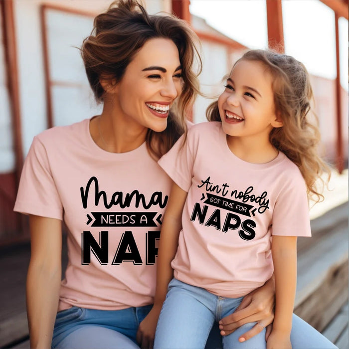 No Time for a Nap Pink Tee