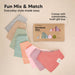 Muted Pastel 8-pack Baby Bandana Bibs for Girls and Boys - Nature Baby Outfitter