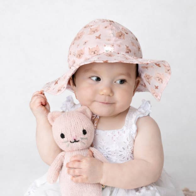 Kitty Sunhat UPF 50+ with Adjustable Breakaway Strap