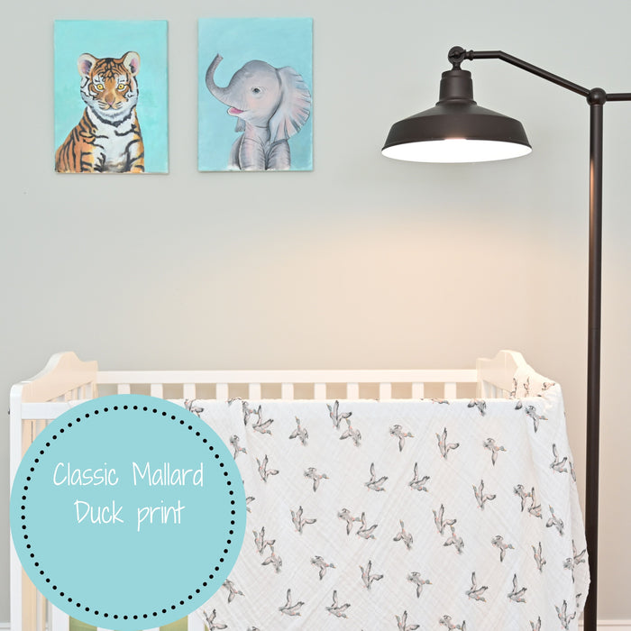 Quacking Up Swaddle Blanket