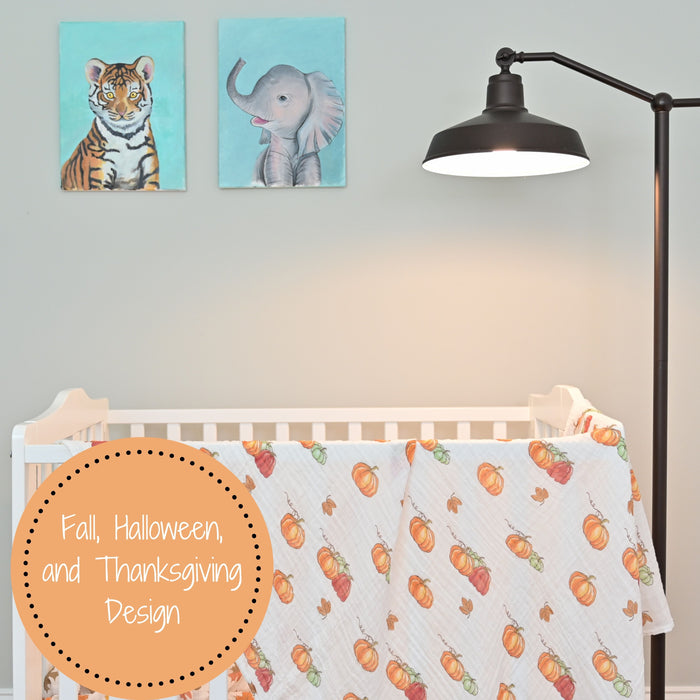 Pumpkin Patch Swaddle Blankets