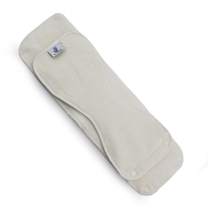 6r Soaker Insert Set | Raw Hemp Cotton Fleece - 7 Layer Overnight & Heavy Wetter