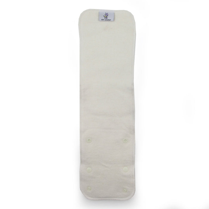 6r Soaker Insert Set | Raw Hemp Cotton Fleece - 7 Layer Overnight & Heavy Wetter