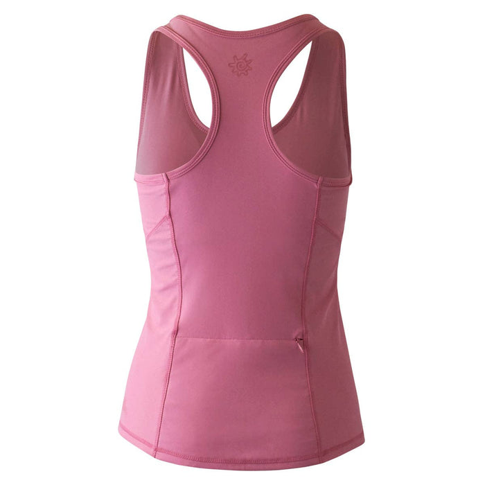 Women's Racerback Swim Tank: Wild Rose / L