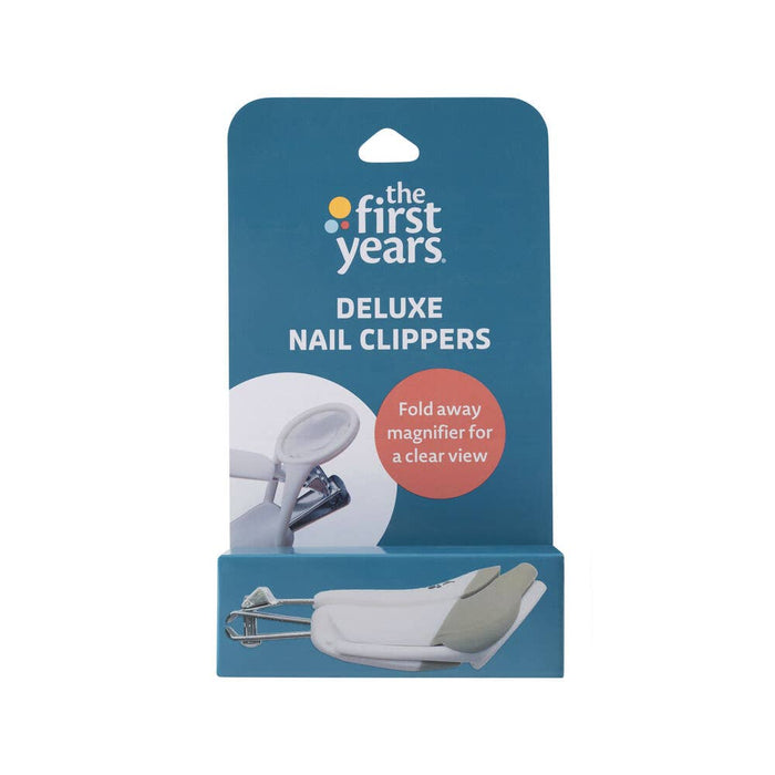 TOMY The First Years Deluxe Nail Clipper with Magnifier